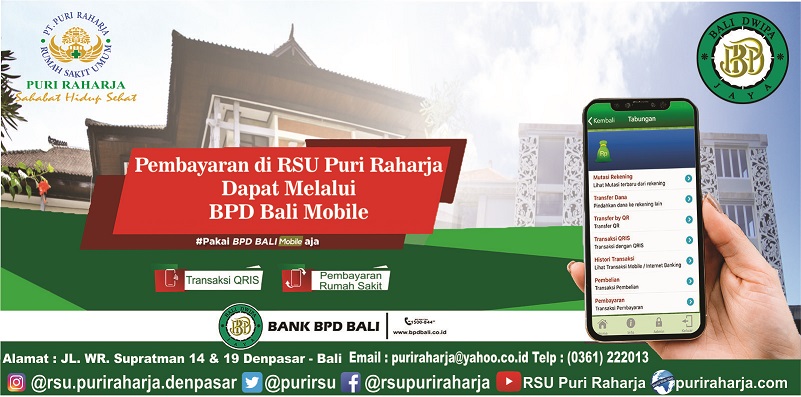 Pembayaran di RSU Puri Raharja Melalui BPD Bali 