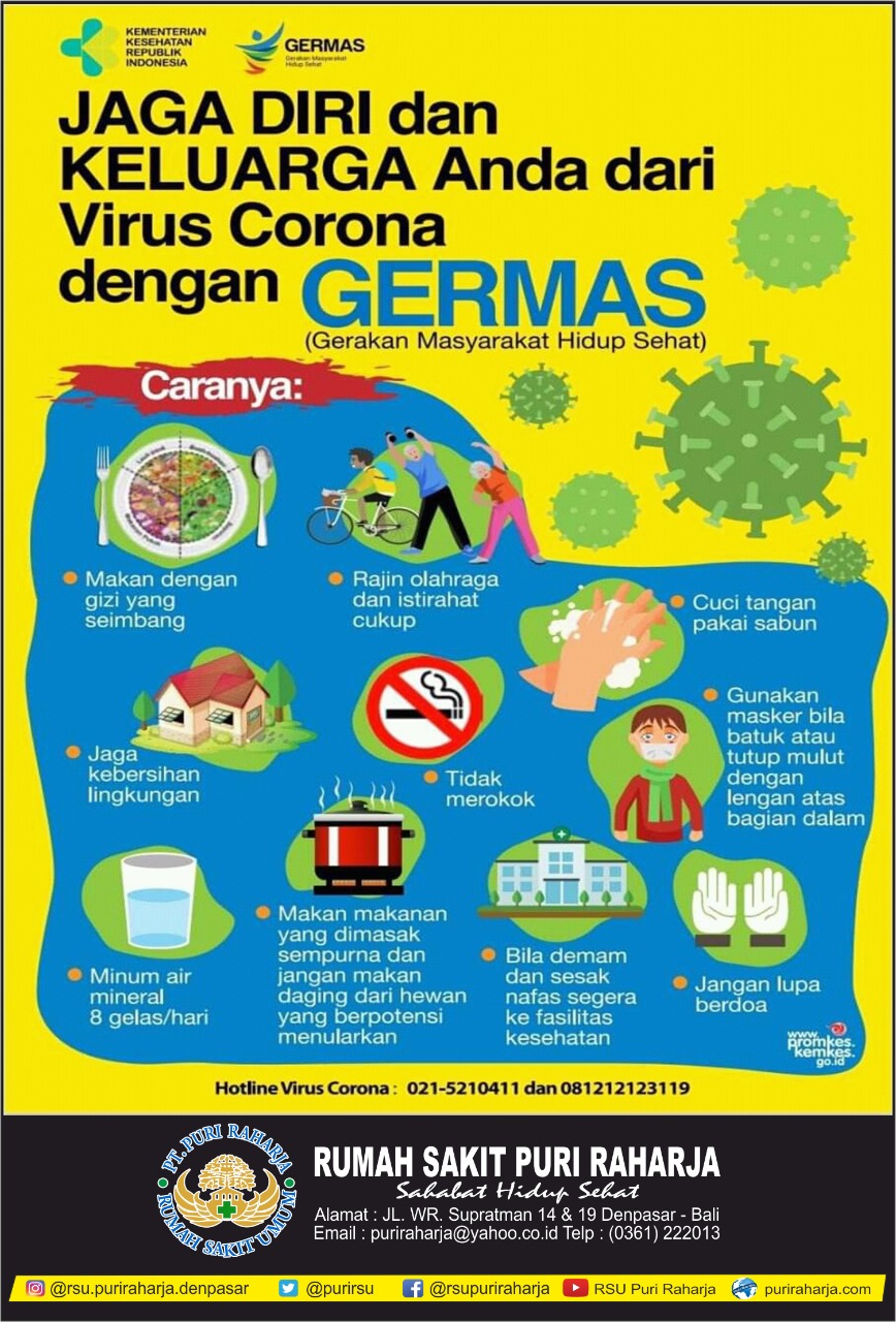 Jaga diri dan keluarga anda dari virus corona
