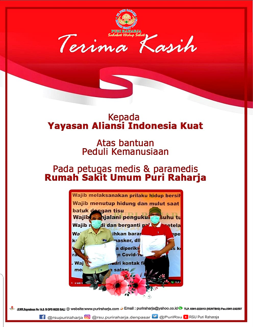 Penerimaan Bantuan Yayasan Aliansi Indonesia Kuat 
