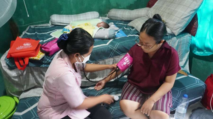 Home Visite Pasien Post Partum RSU PURI RAHARJA Kamis 10 Januari 2025