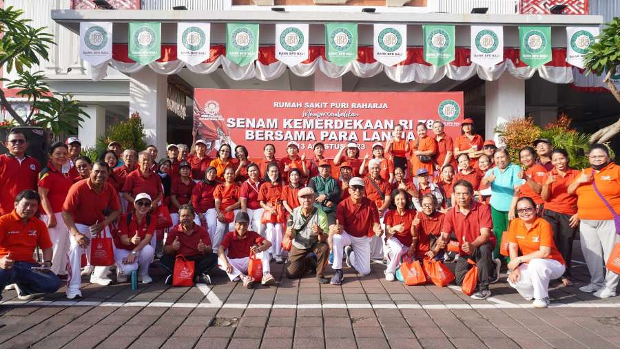 SENAM KEMERDEKAAN RI 78 Th Bersama para Lansia
