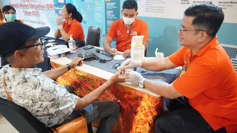 MINI MCU DAN SOSIALISASI KESEHATAN DI PT PLN (PERSERO) UID BALI BAGI PENSIUNAN PEGAWAI PLN
