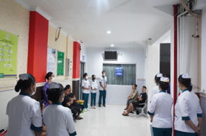 PENYULUHAN OLEH MAHASISWA STIKES  BINA USADA 9 April 2024